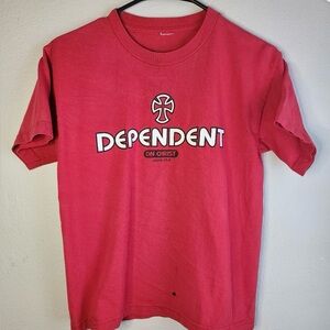 Kerusso VINTAGE Jesus Religious Dependent On Christ Skateboard T Shirt M